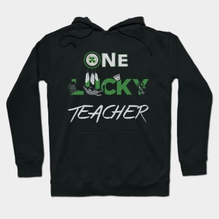 One Lucky Teacher Matching St Patricks Day Hoodie